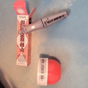 Brand new benefit 24hr brow setter and sol Janeiro bright cream